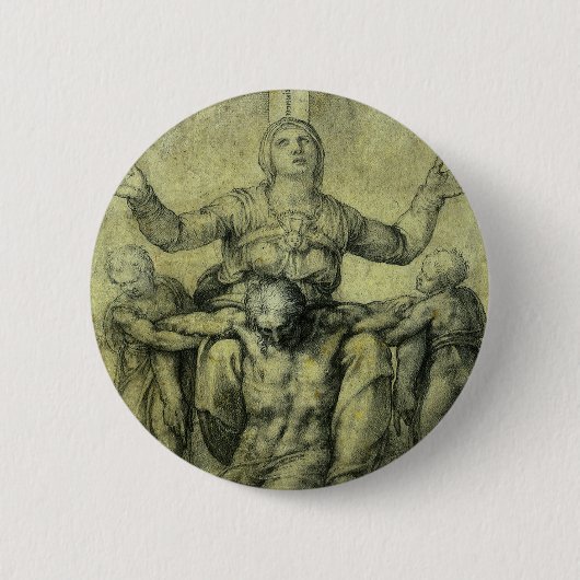 Michelangelos Pieta für Vittoria Colonna Button (Vorderseite)