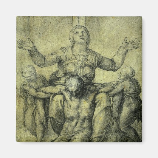 Michelangelos Pieta für Vittoria Colonna Magnet (Vorne)