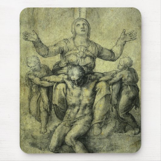 Michelangelos Pieta für Vittoria Colonna Mousepad (Vorne)