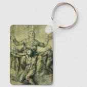 Michelangelos Pieta für Vittoria Colonna Schlüsselanhänger (Rückseite)