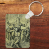 Michelangelos Pieta für Vittoria Colonna Schlüsselanhänger (Rückseite)