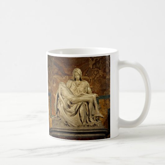 Michelangelo's Pieta im Petersdom Kaffeetasse (Rechts)