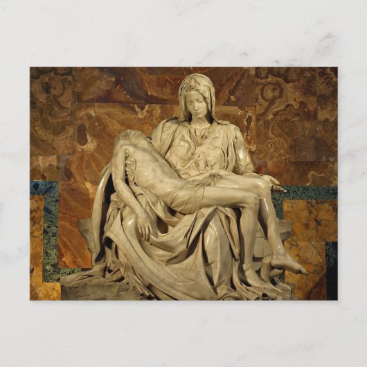 Michelangelo's Pieta im Petersdom Postkarte (Vorderseite)