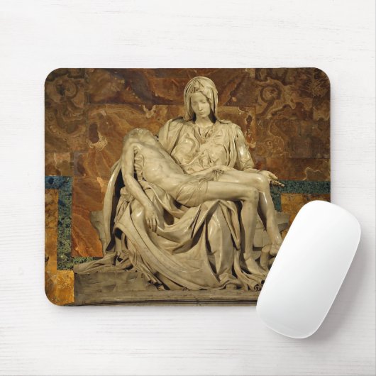 Michelangelos Pieta in St Peter Basilika Mousepad (Mit Mouse)