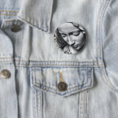 Michelangelos Pietadetail von Jungfrau-Marys Button (Beispiel)