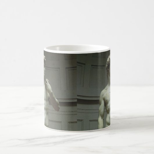Michelangelos Statue von David Kaffeetasse (Mittel)