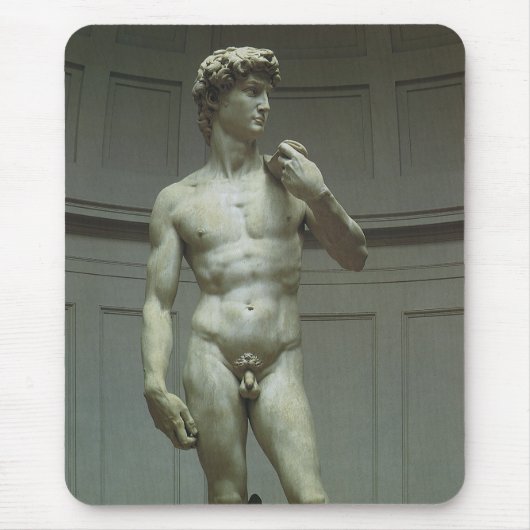 Michelangelos Statue von David Mousepad (Vorne)