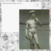 Michelangelos Statue von David Postkarte