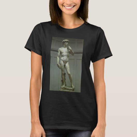 Michelangelos Statue von David T-Shirt (Vorderseite)