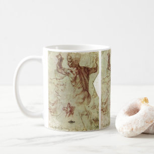 Michelangelos Studie einer libyschen Sibylle Kaffeetasse