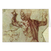 Michelangelos Studie eines libyschen Sibyl (Vorderseite (Horizontal))