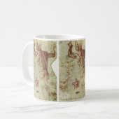 Michelangelos Studie eines libyschen Sibyl Kaffeetasse (Vorderseite Links)