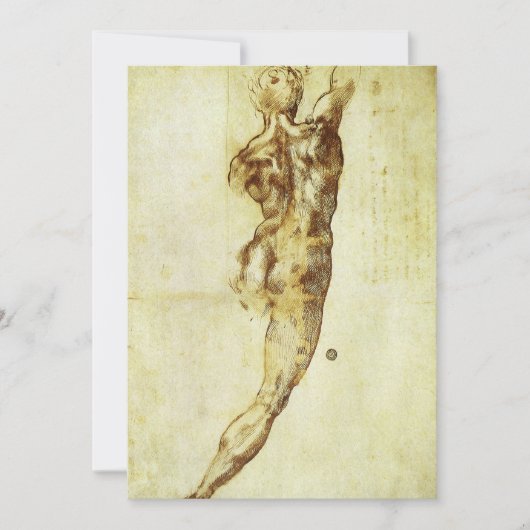 Michelangelos Studie für die Schlacht von Cascina (Vorderseite)