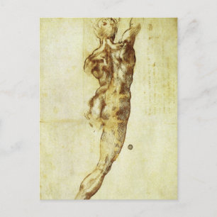 Michelangelos Studie für die Schlacht von Cascina Postkarte