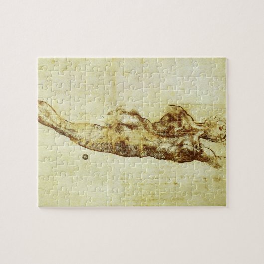 Michelangelos Studie für die Schlacht von Cascina Puzzle (Horizontal)