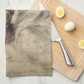 Michelangelos verdammtes Soul, Leiter eines Mannes Geschirrtuch (Viertel Falte)