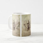Michelangelos verdammtes Soul, Leiter eines Mannes Kaffeetasse (Vorderseite Links)