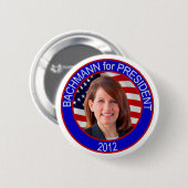 Michele Bachmann Button (Vorne & Hinten)