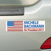 Michele Bachmann für Präsidenten 2012 Autoaufkleber (Auf Auto)