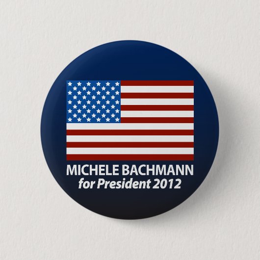 Michele Bachmann für Präsidenten 2012 Button (Vorderseite)