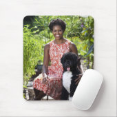 Michele & Bo Obama Mousepad (Mit Mouse)