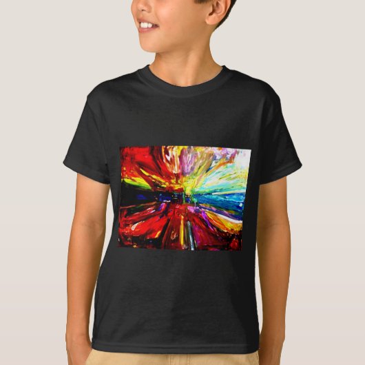Michele multi Farben T-Shirt (Vorderseite)