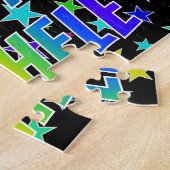 "MICHELE" Vorname, Spaß "GLÜCKLICHER GEBURTSTAG" Puzzle (Seite)