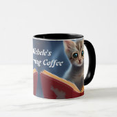 Michele's Morgenkaffee Personalisiert anpassbar Tasse (VorderseiteRechts)