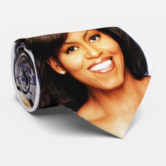 MICHELL OBAMA tie Krawatte (Gerollt)