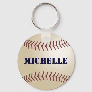 Michelle Baseball Keychain von 369MyName Schlüsselanhänger