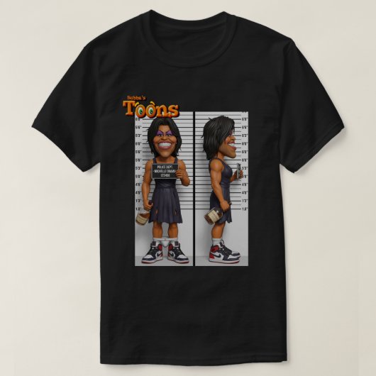 MICHELLE "BIG MIKE" OBAMA T-Shirt (Design vorne)