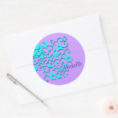 Michelle Designer Name Sticker (Umschlag)