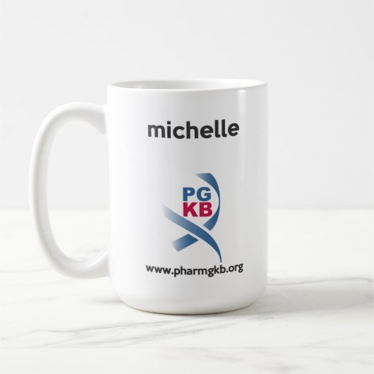Michelle Kaffeetasse (Links)