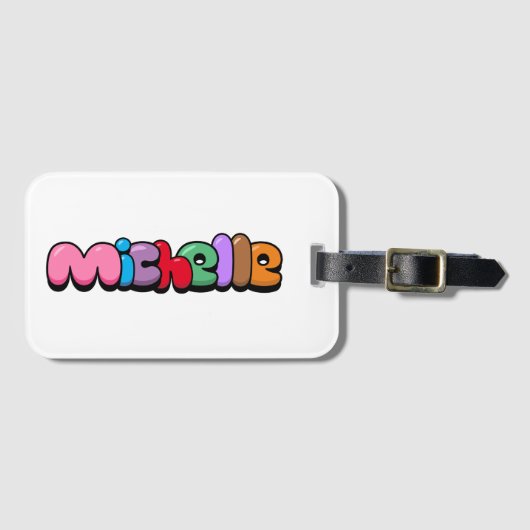 Michelle Luggage Tag Gepäckanhänger (Vorderseite (Horizontal))