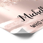 Michelle Name bedeutet Geburtstag 16. Bridal Royal Poster (Ecke)