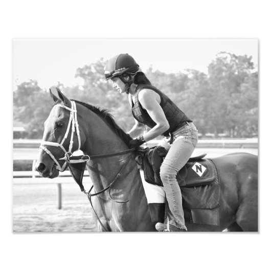 Michelle Nihei am Eröffnungstag in Saratoga Fotodruck (Vorne)