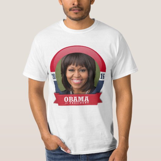 MICHELLE OBAMA 2016 T-Shirt (Vorderseite)