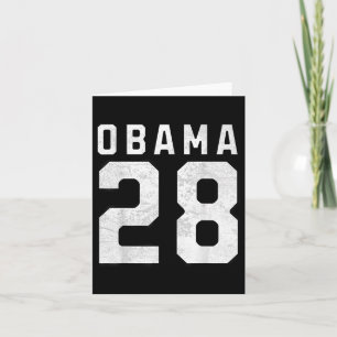 Michelle Obama 2028 für Präsident Nr. 28 Vintag Karte