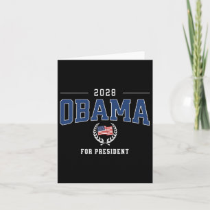 Michelle Obama 2028 für Präsident Patriot Karte