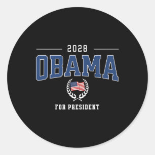 Michelle Obama 2028 für Präsident Patriot Runder Aufkleber