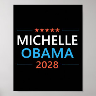 Michelle Obama 2028 für Präsidentschaftswahl Poster