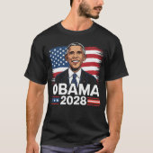 Michelle Obama 2028 Präsident T - Shirt - Hope & C (Vorderseite)