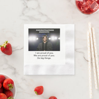 Michelle Obama - Abschluss Paper Napkin Serviette