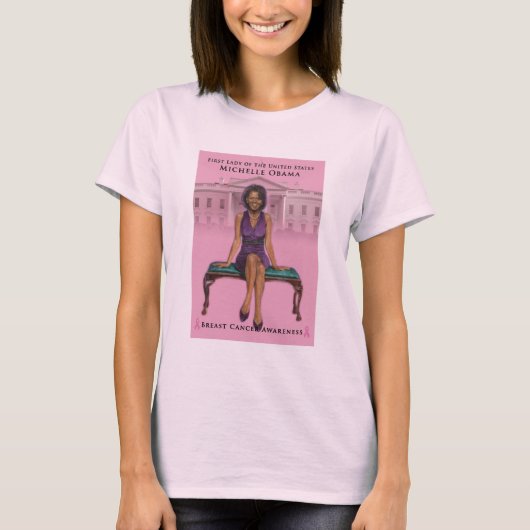 MICHELLE OBAMA_BAWARENESS T-Shirt (Vorderseite)