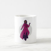 Michelle Obama Biden Einweihung 2021 Kaffeetasse (Mittel)