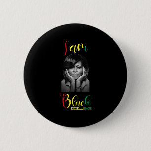 Michelle Obama Black Excellence Black History Mont Button