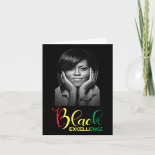 Michelle Obama Black Excellence Black History Mont Karte