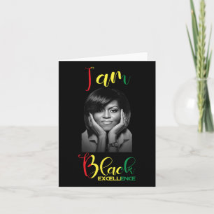 Michelle Obama Black Excellence Black History Mont Karte