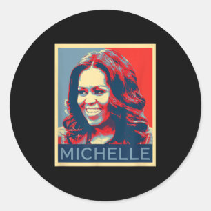 Michelle Obama Black Women Black History Monat Runder Aufkleber