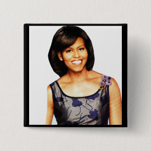 MICHELLE OBAMA BUTTON